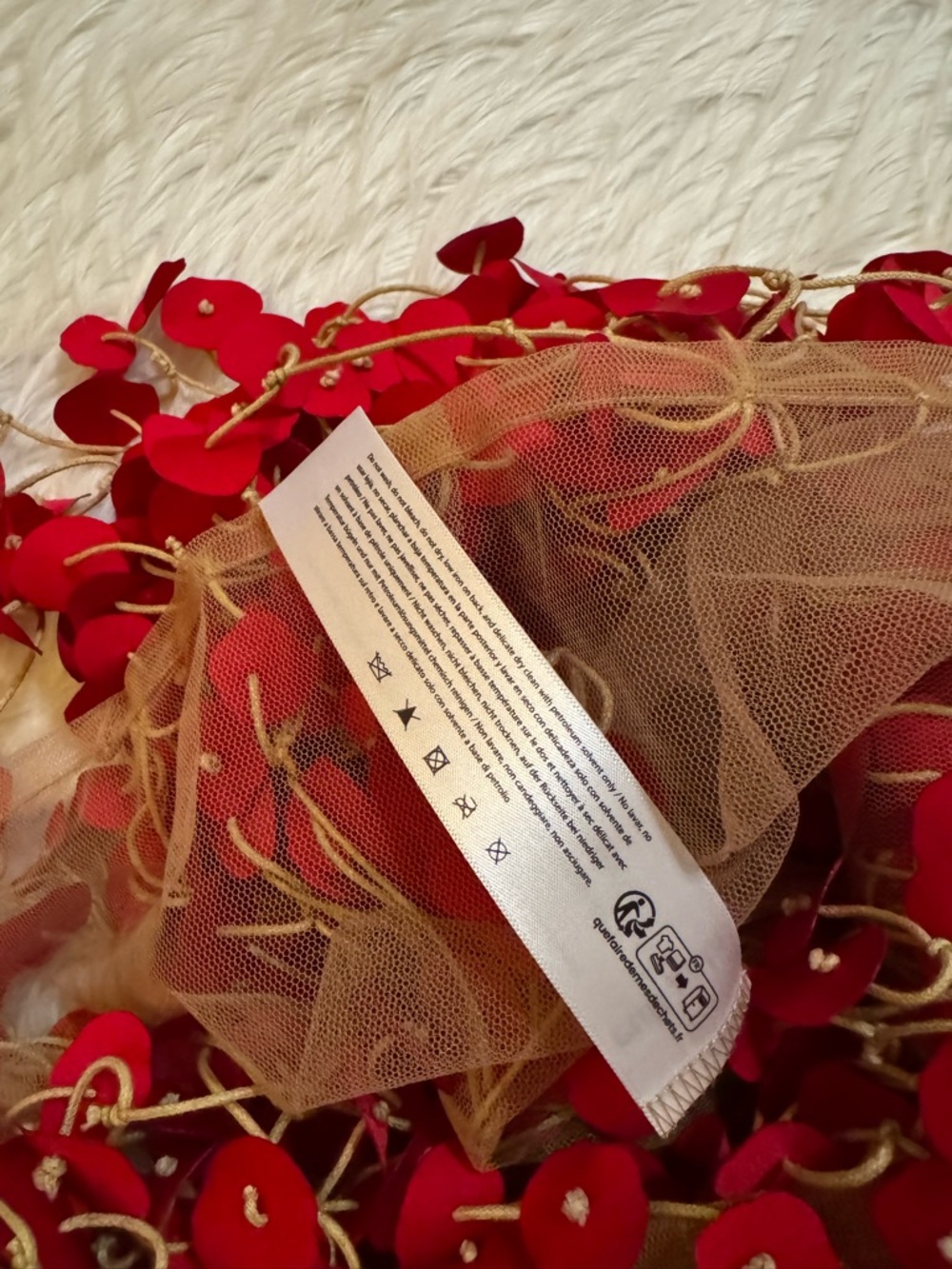 Cult Gaia Ciela Dress Flowers Red XS - Picture 6 of 6
